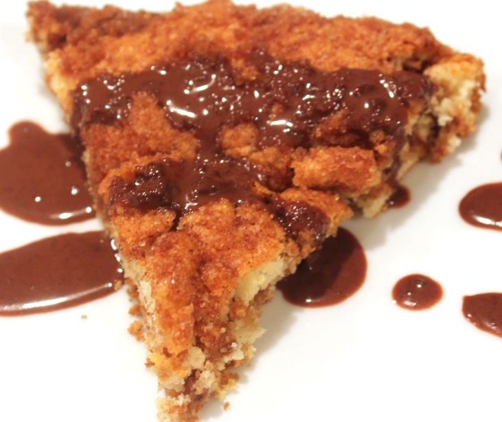 Streusel coffe cake w Ganache Icing