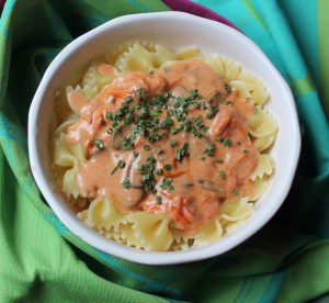 Pasta with Pink Vermouth Sauce