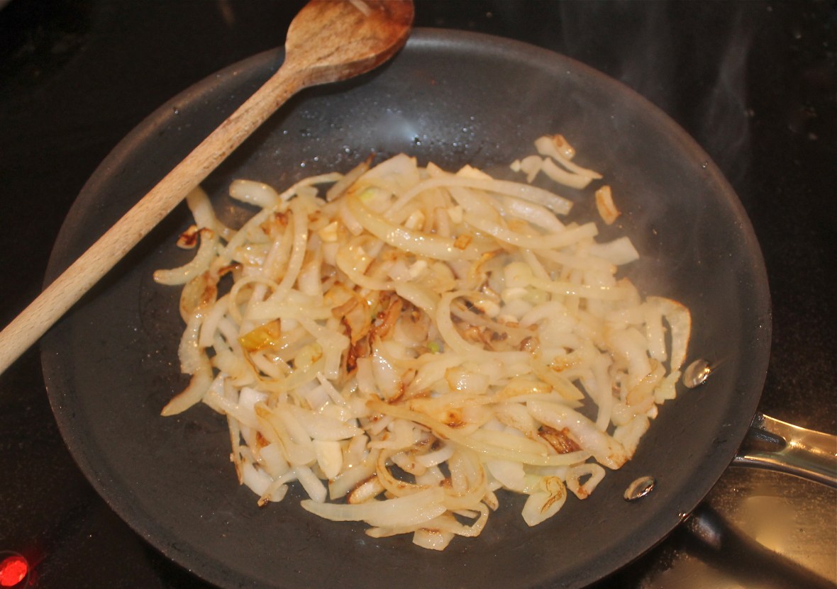 Carmelizing onions