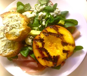 Grilled Peach Salad