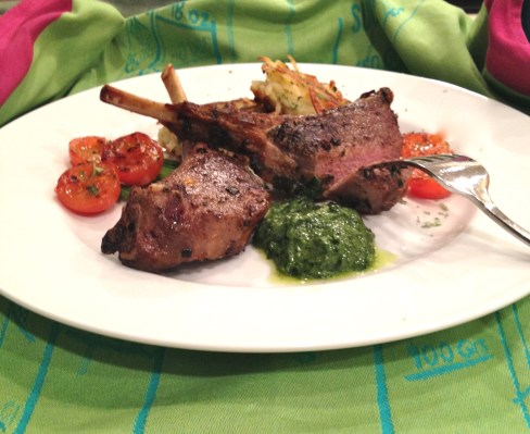 Roasted Rack of Lamb