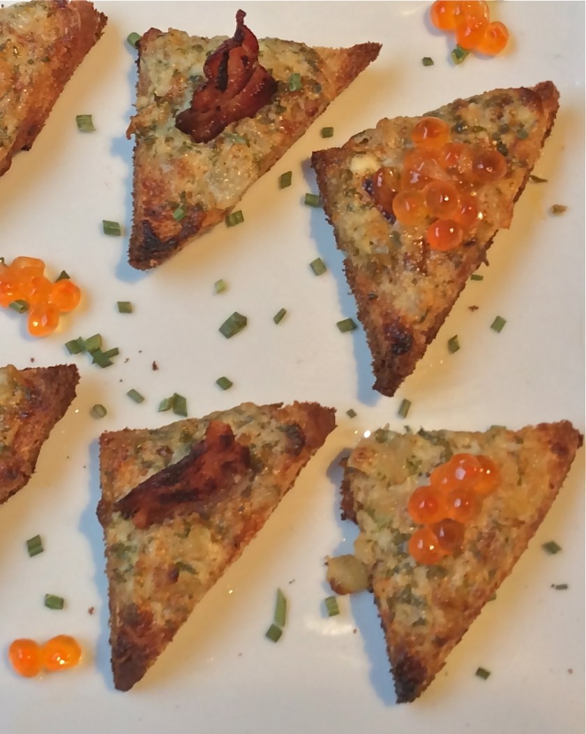 Onion and Parmesan Toasts